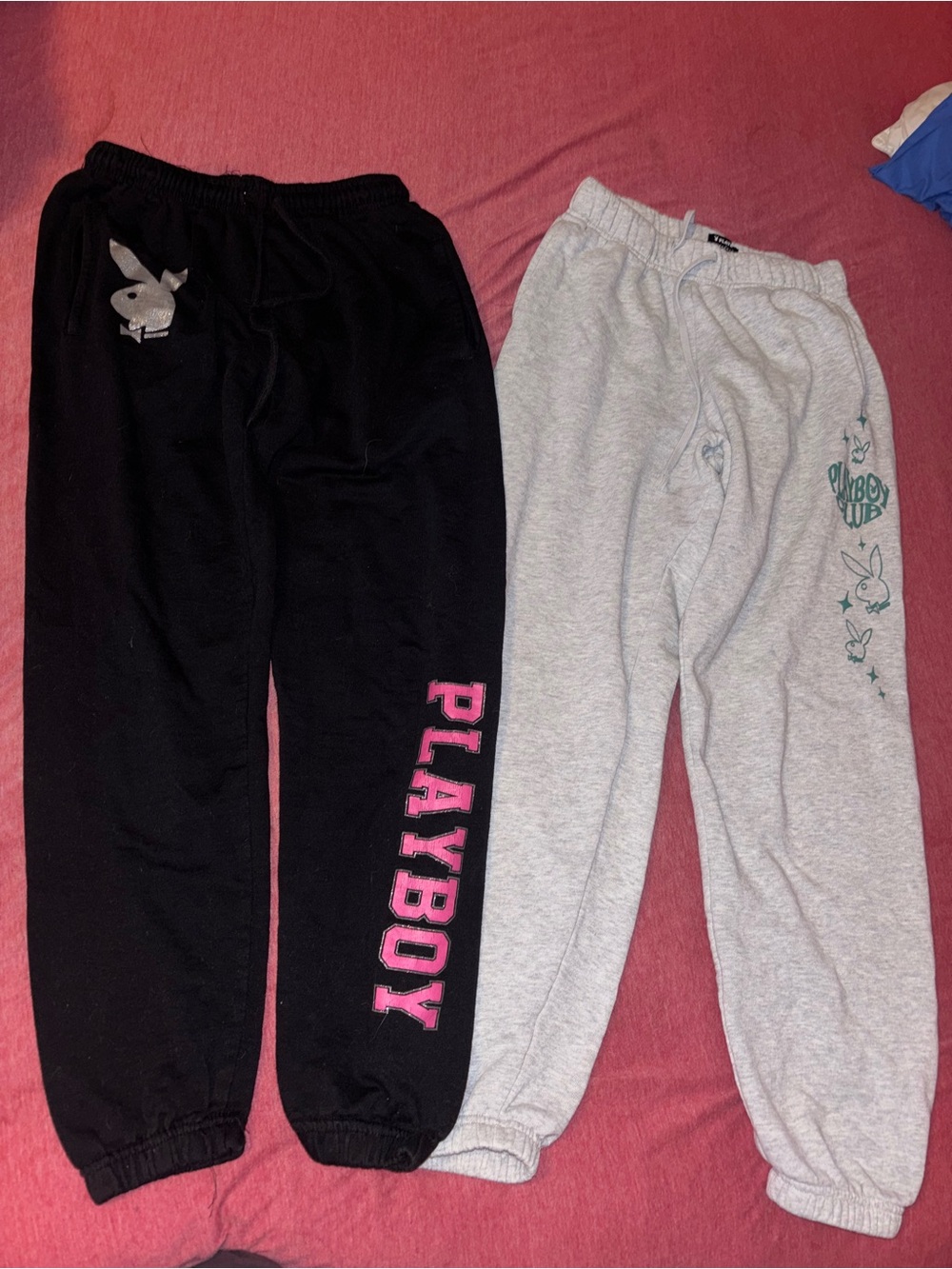 Playboy Black and Gray Logo jogger Set